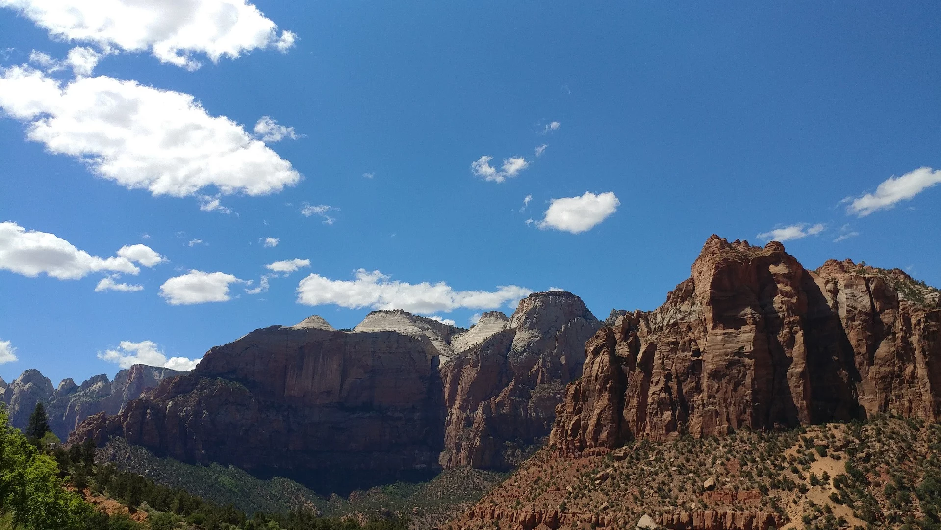 Zion Canyon is full of grandeur to which this photo does little justice