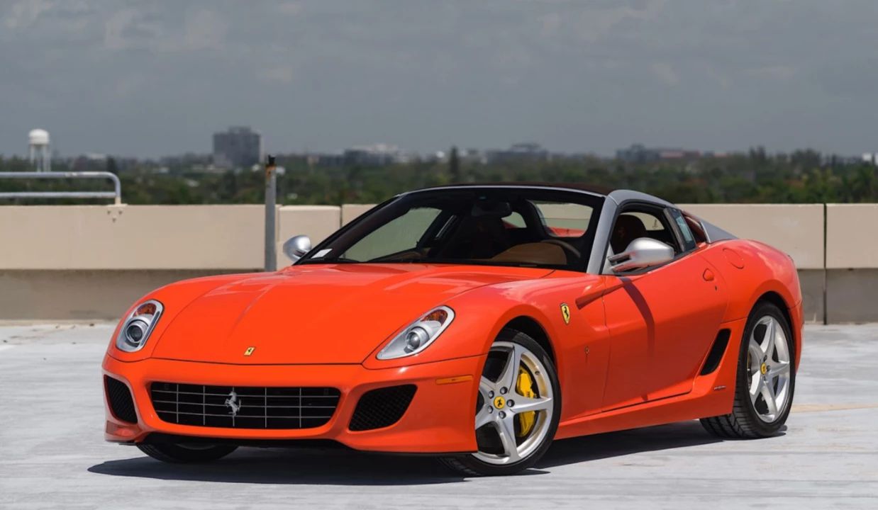 This 2011 Ferrari 599 SA Aperta has a top speed of 202 mph (325 km/h) Official Auction Page