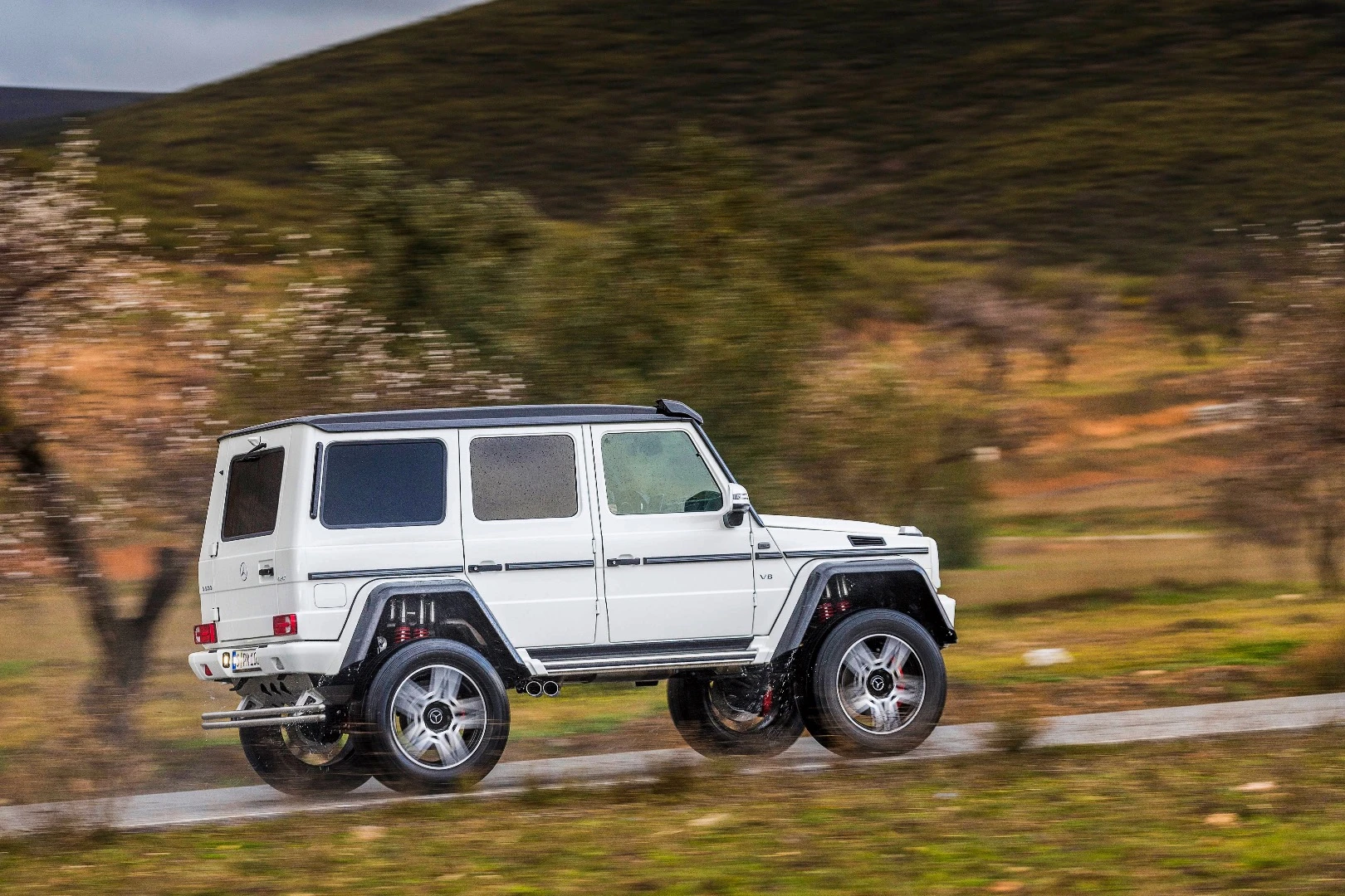 Not quite as extreme as the G63 6x6 but definitely a bit above and beyond the average 4x4