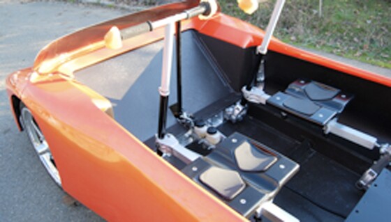 The Body Steering driver's seat of the HumanCar