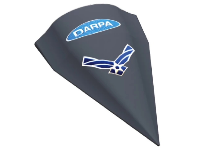 A rendition of the Falcon Hypersonic Technology Vehicle 2 (HTV-2)