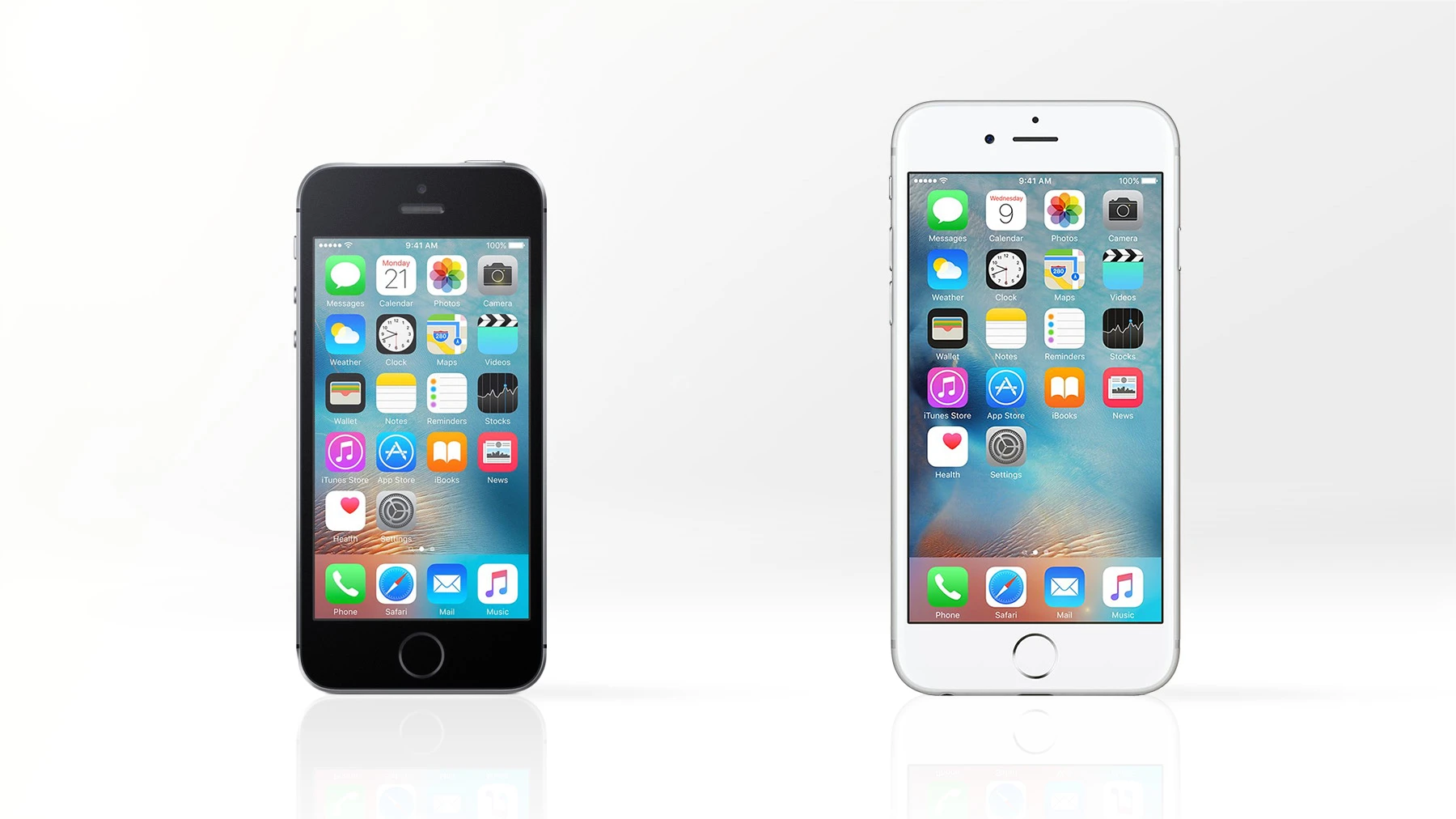 We compare the features and specs of the retro-new iPhone SE (left) and 2015 flagship iPhone 6s