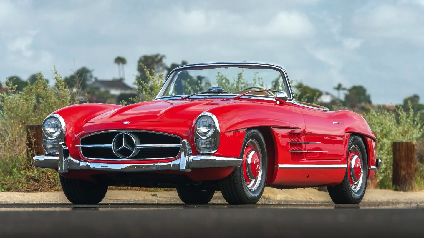 This 1960 Mercedes-Benz 300SL Roadster goes to auction on Saturday, July 18, 2015. It is expected to sell for between $1.2 million and $1.5 million.