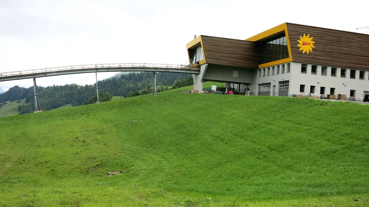 The Stoosbahn funicular railway is the steepest of its kind in the world