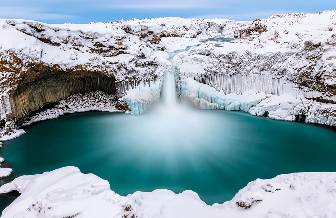 A winner in the Water category, Serenity, a waterfall in Iceland