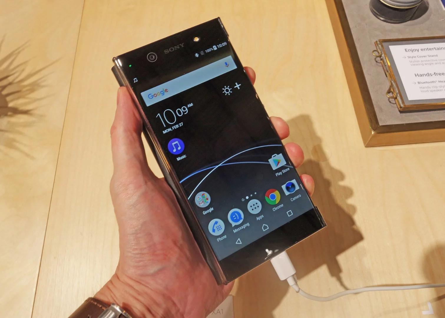 This is the XA1, one of two competent mid-rangers that Sony also launched in Barcelona