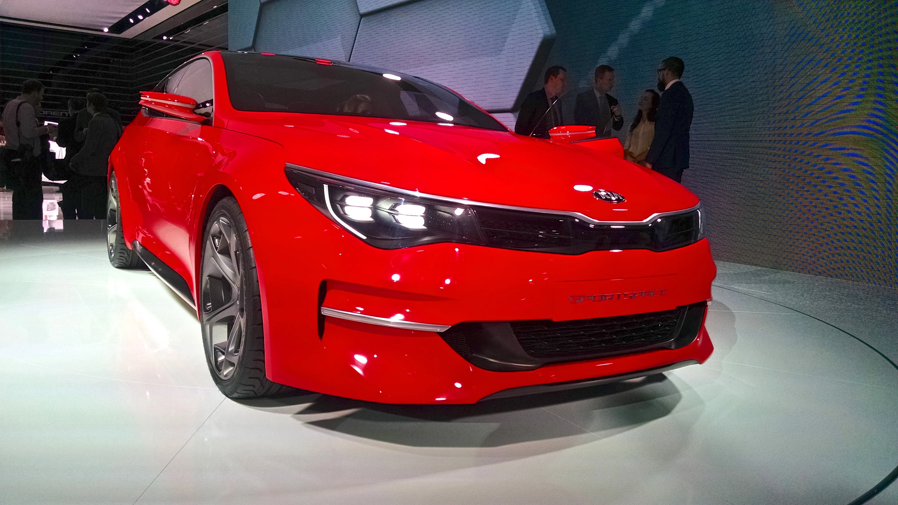 Kia's Sportspace shows a look at Kia's ideas for a sporty wagon for the European market (Photo: C.C. Weiss/Gizmag)