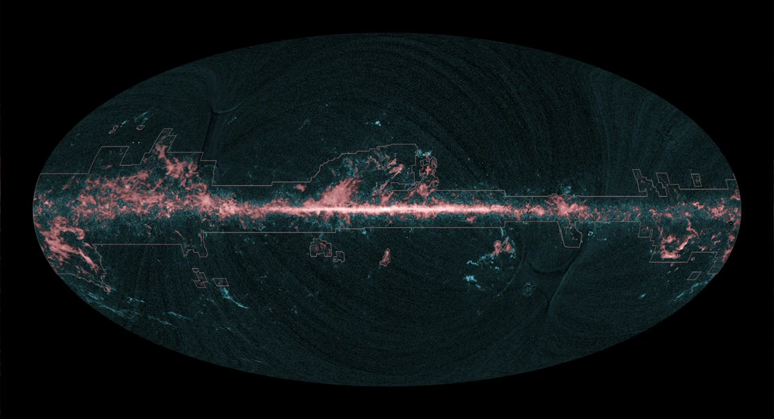 An image of molecular gas seen by Planck (Image: ESA)