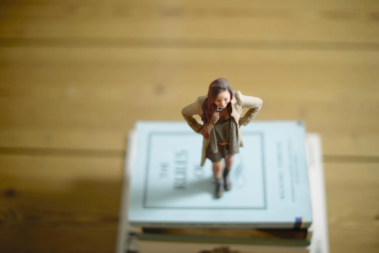 Your 3D-printed figure can come with or without a base – one is seen here standing on a matchbox for scale