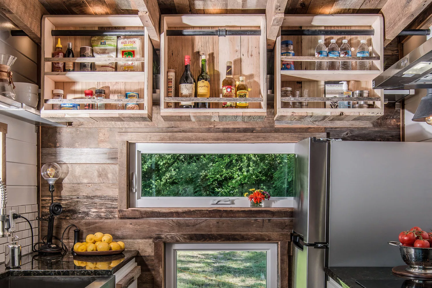 Custom cabinets, shelving and storage areas