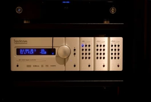 All components are housed in a mini communications room next door to the Bat Cave