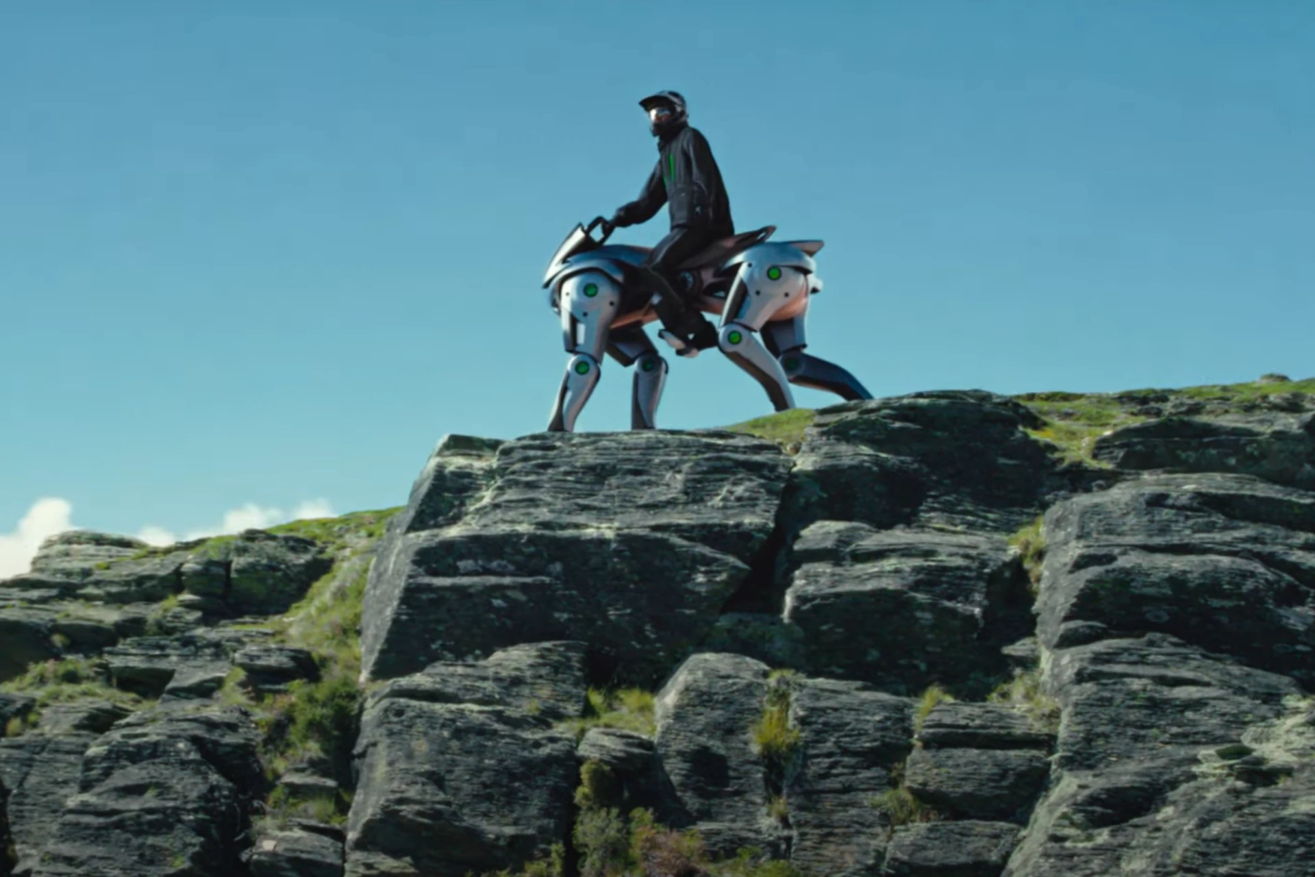 Man Riding Robot Kawasaki unveils corleo, a hydrogen powered robot horse concept