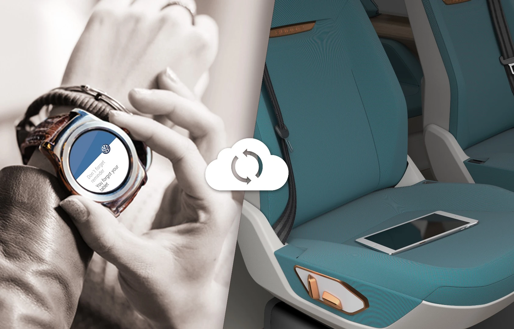 A tracking system logs in-car items using digital tags and reminds you if you forget something important