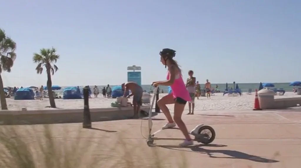 A typical ride is said to involve giving it a bit of a kick-start before the bouncing commences
