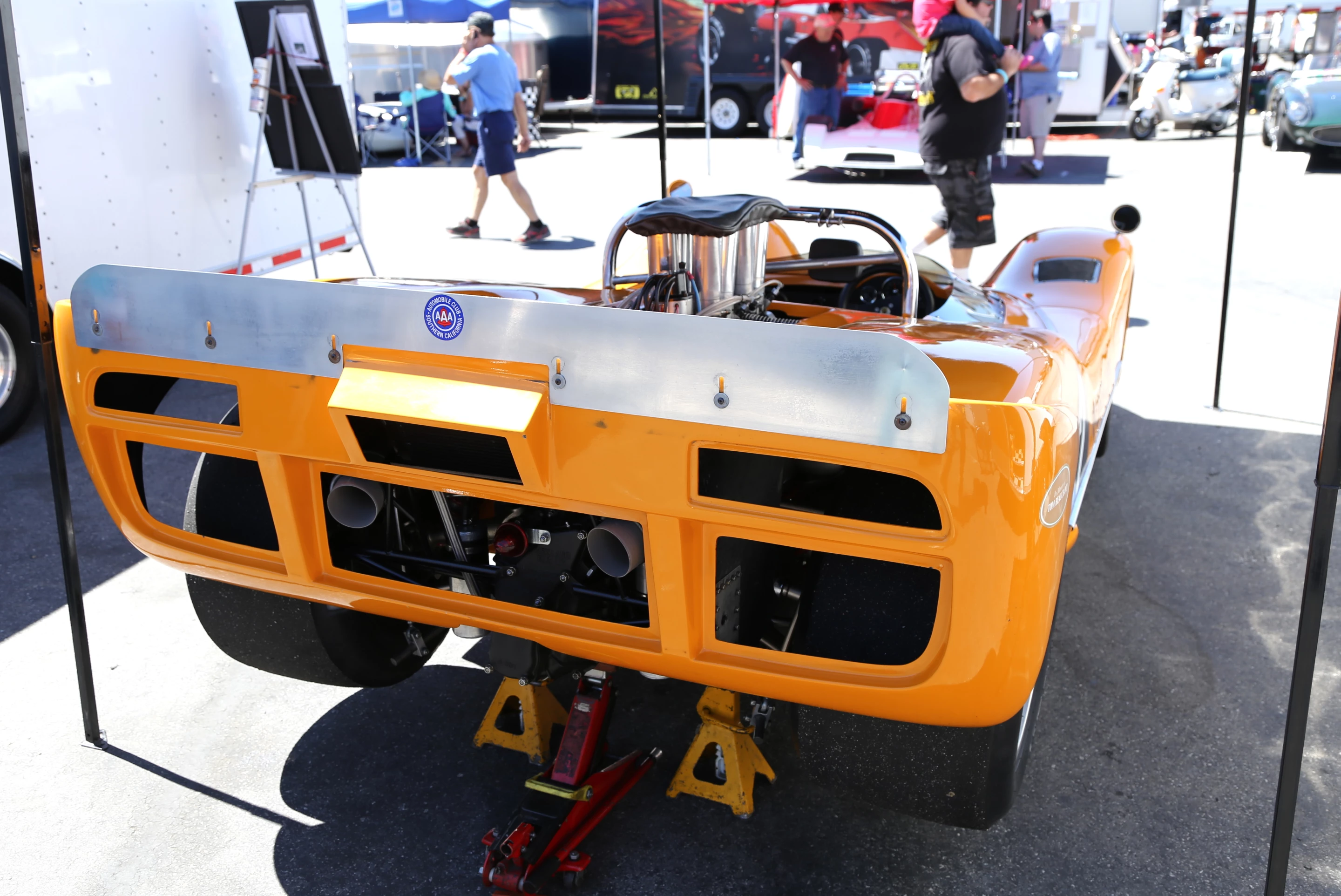 The tail end of the McLaren M6B (Photo: Angus MacKenzie/Gizmag.com)