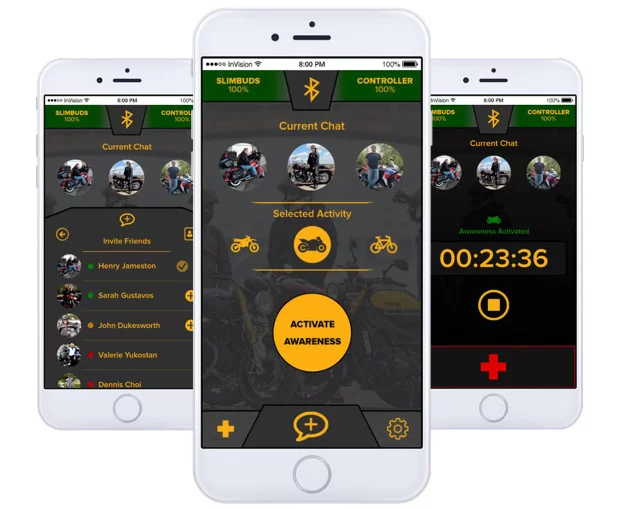 The Slimbuds Co-Captain app works on both iOS and Android and provides a variety of features not found on typical standard earphones
