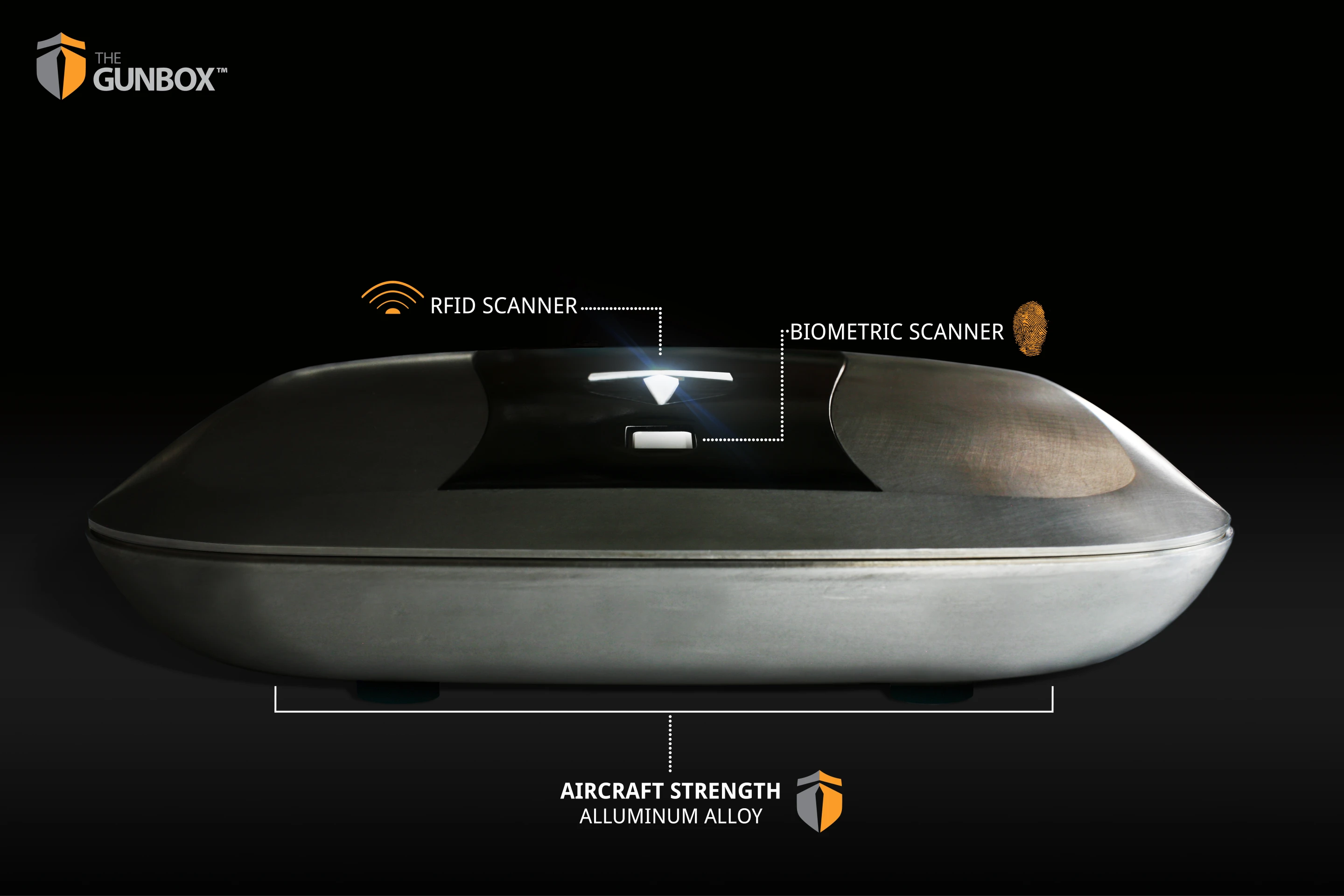 The safe's outer shell is made from a die-cast aluminum alloy that's comparable to the type used in aircraft