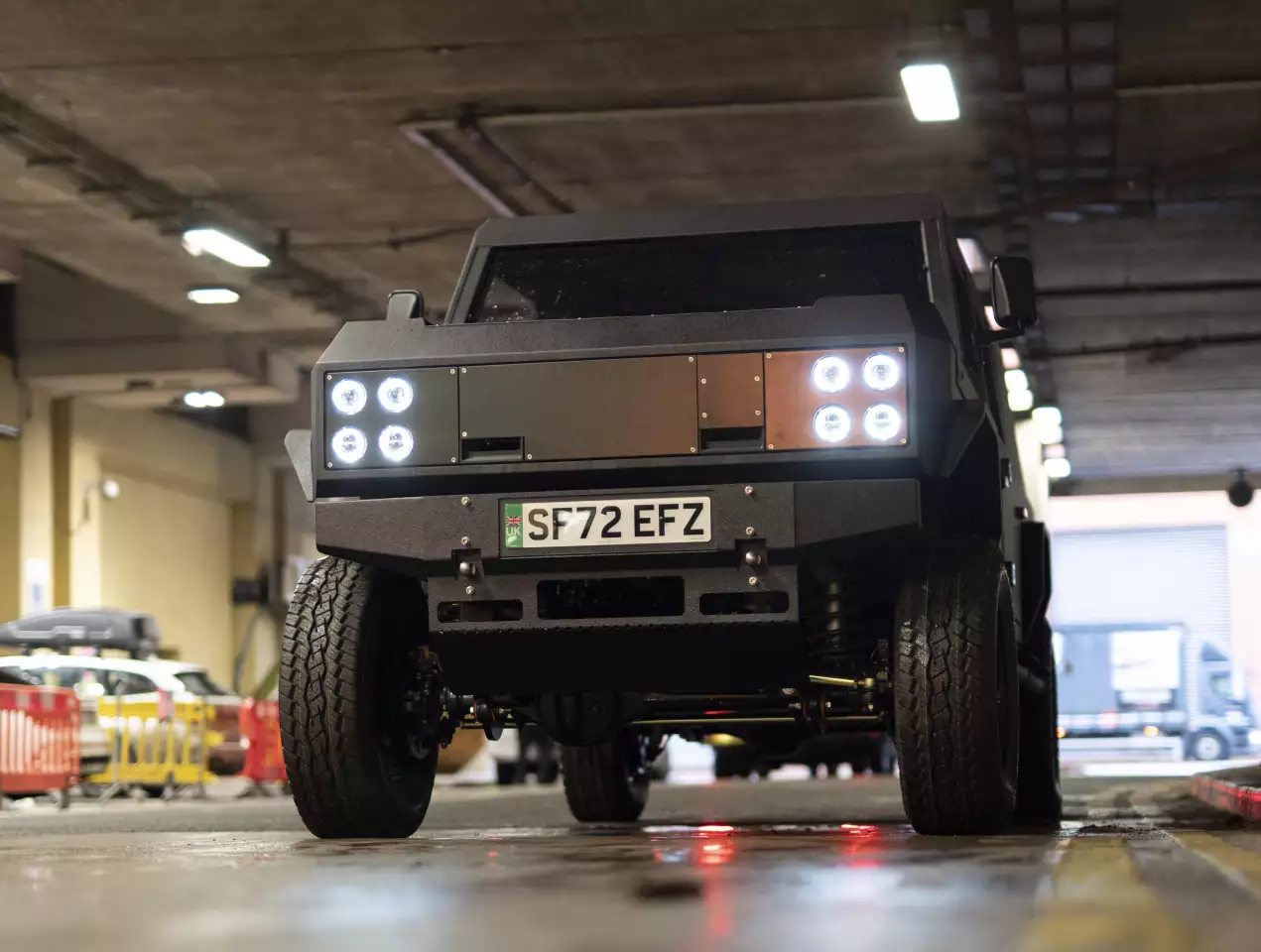 The Munro Mark 1 has a quad-LED headlamp design