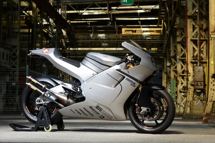The Suter MMX 500 is as close to a full-spec GP500 racing motorcycle as the public can get