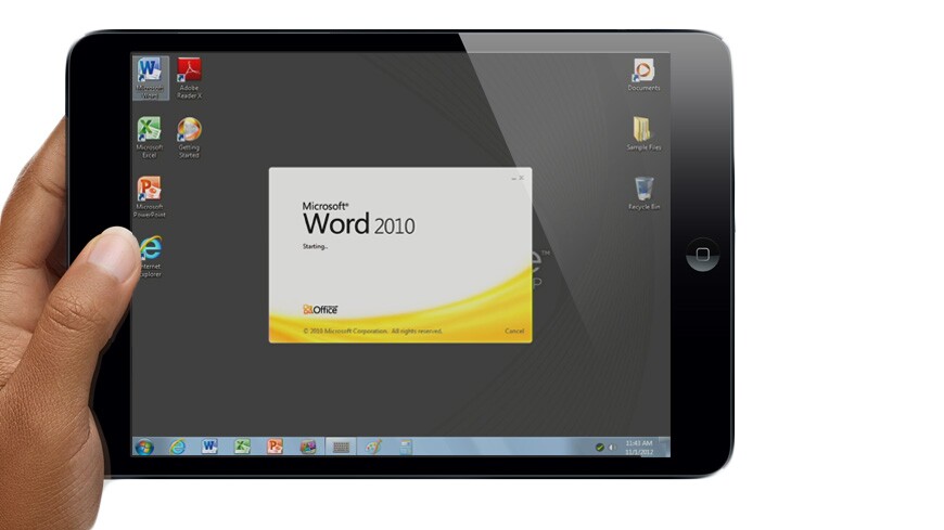 OnLive Desktop lets you use a cloud version of Windows on your iPad mini