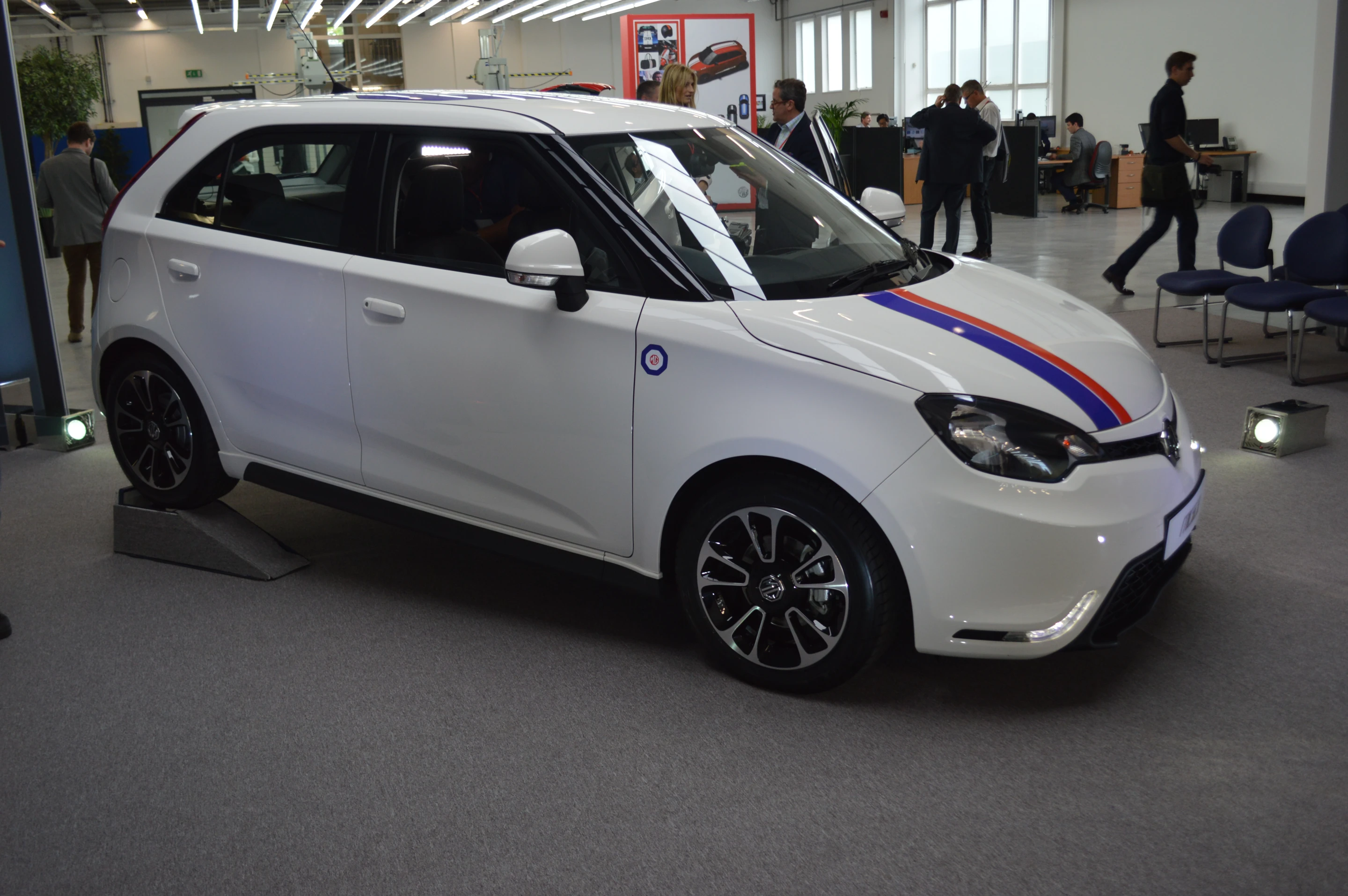 MG unveils its MG3 hatchback (Photo: Gizmag)