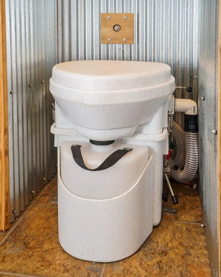 On-board composting toilet
