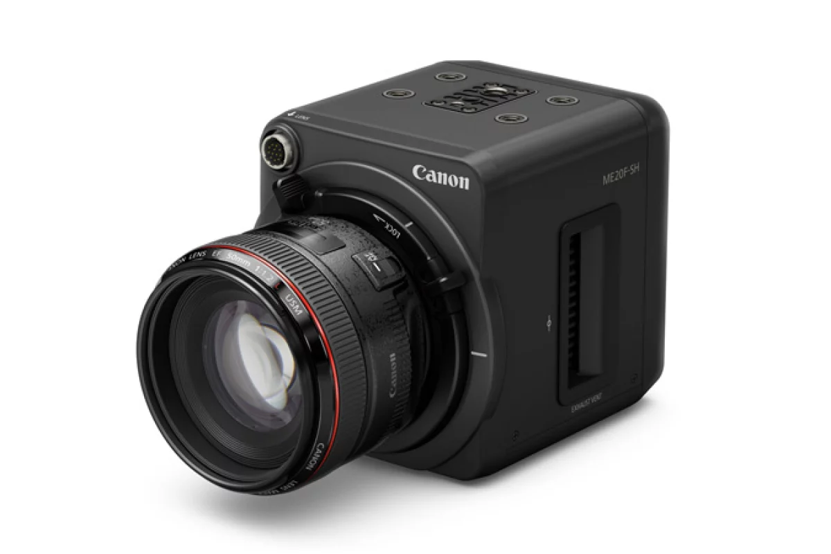 The ME20F-SH comes with an EF mount for compatibility with Canon's interchangeable EF glass