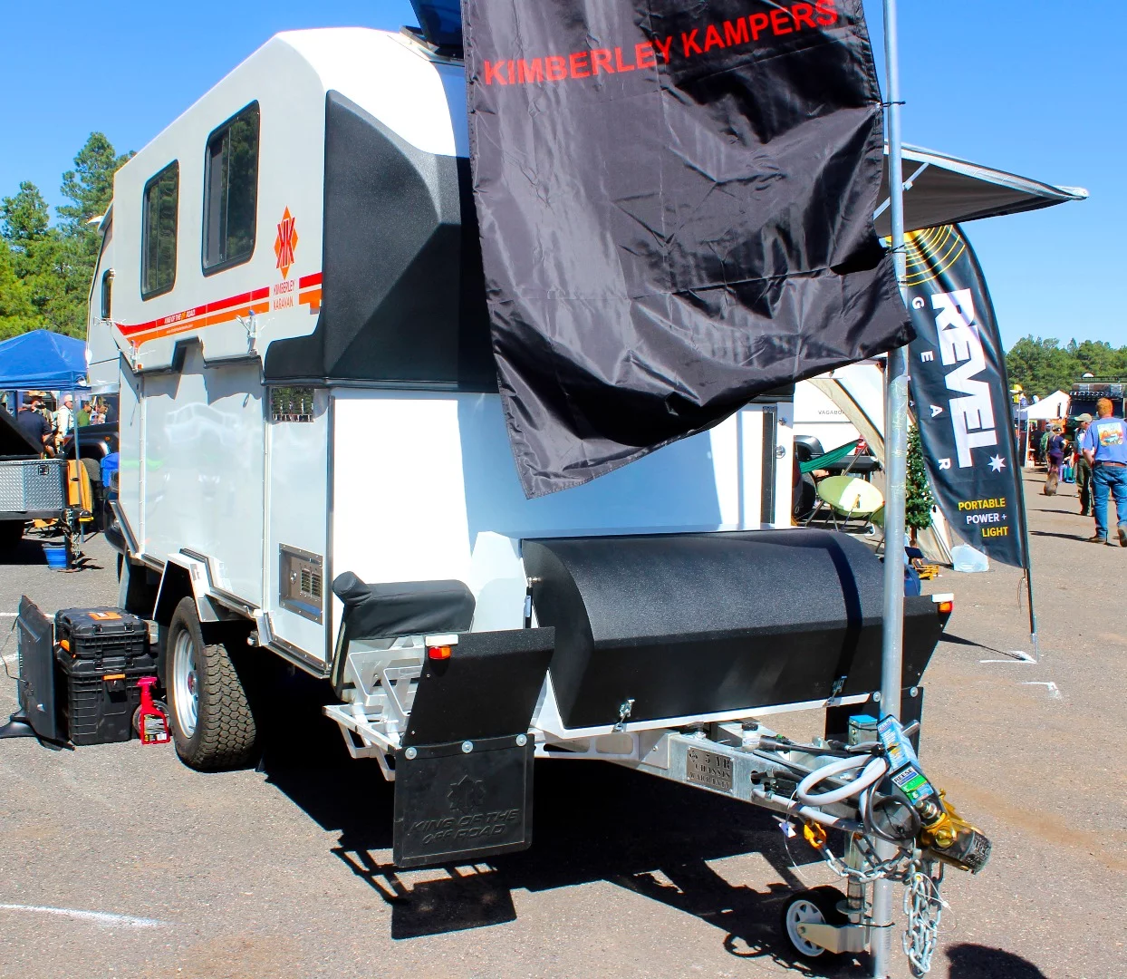 Kimberley Karavan with an impressive hard-sided expanding camper