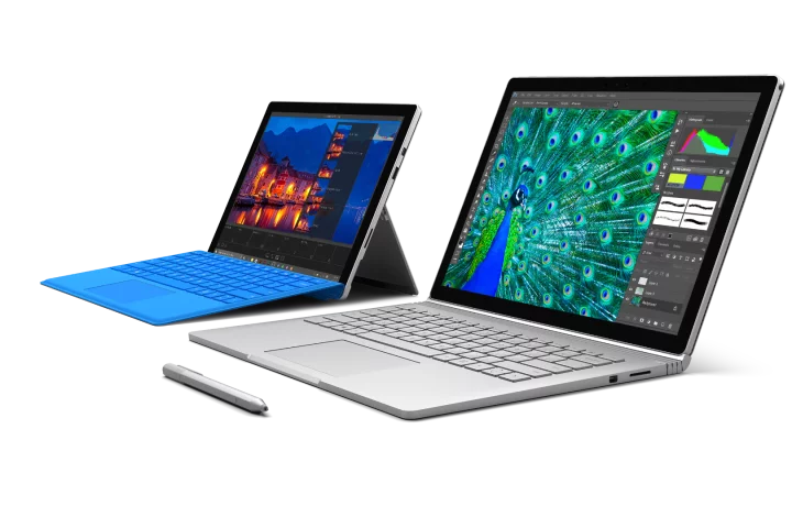Surface Pro 4 and Surface Book