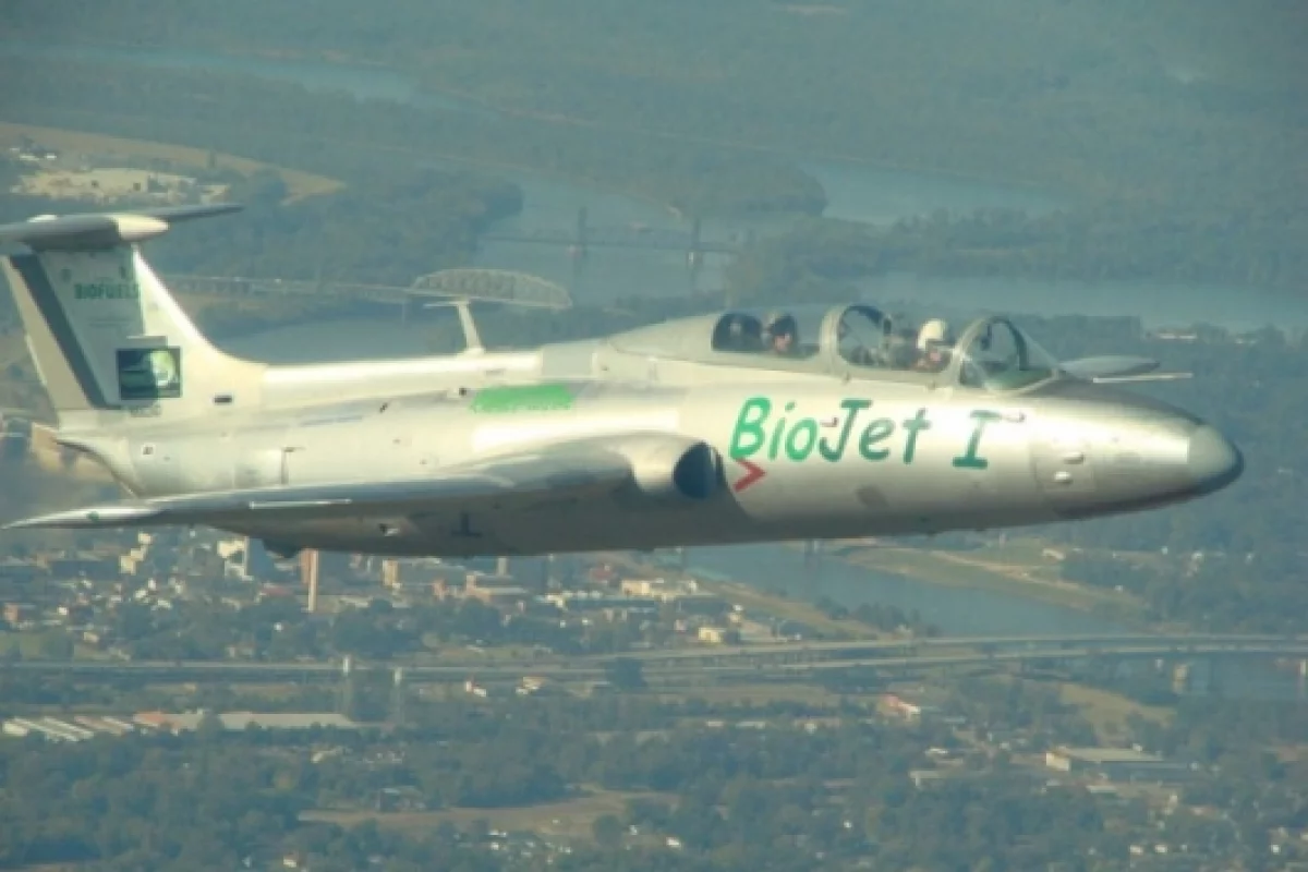 BioJet 1 during the record breaking flight