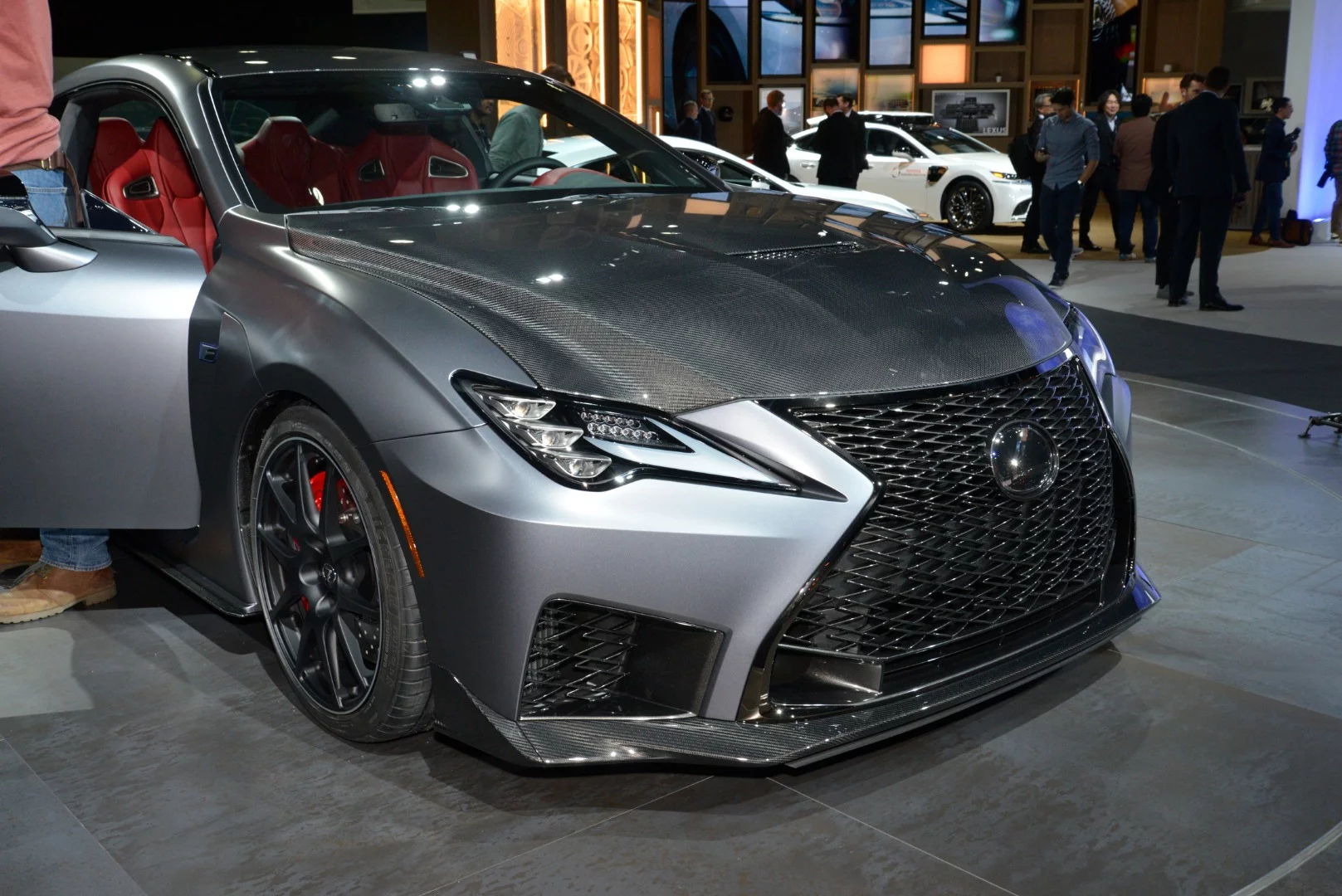 Lexus introduced a track-ready 2019 RC F at the Detroit Auto Show