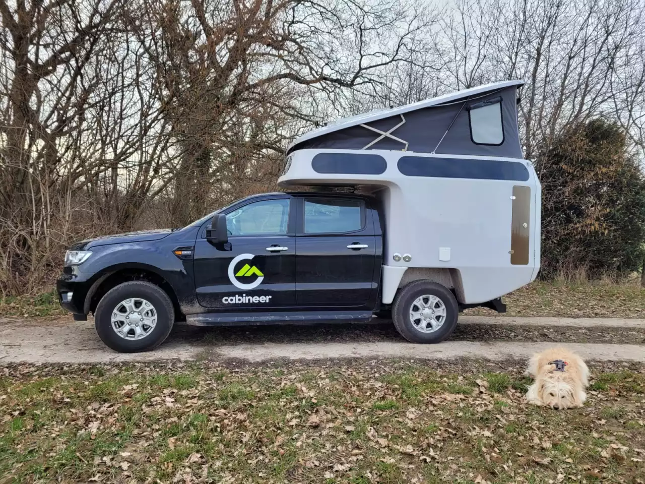 Popped up and ready to camp (unles