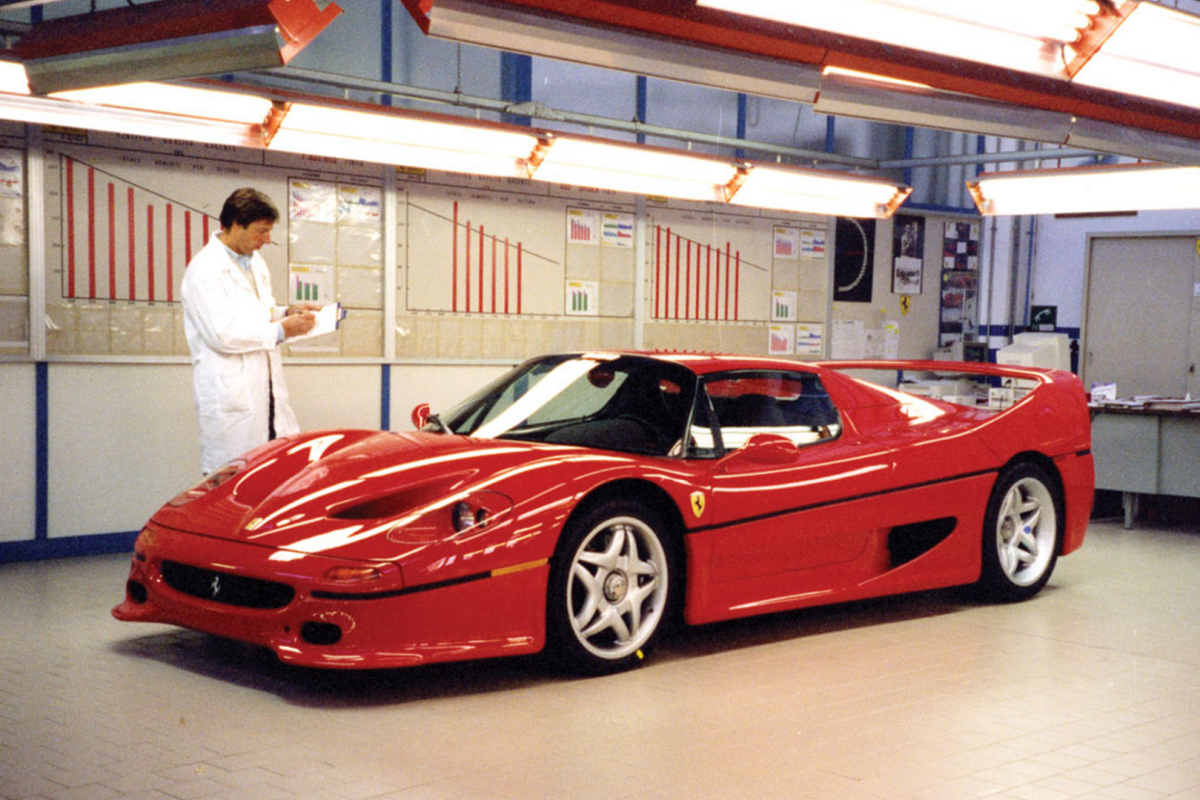 This 1995 Ferrari F50 sold for $1,980,000