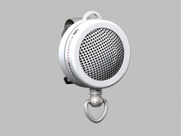 CommBadge measures 1.5 inches (39 mm) in diameter and weighs less than a gram, with connectivity provided Bluetooth