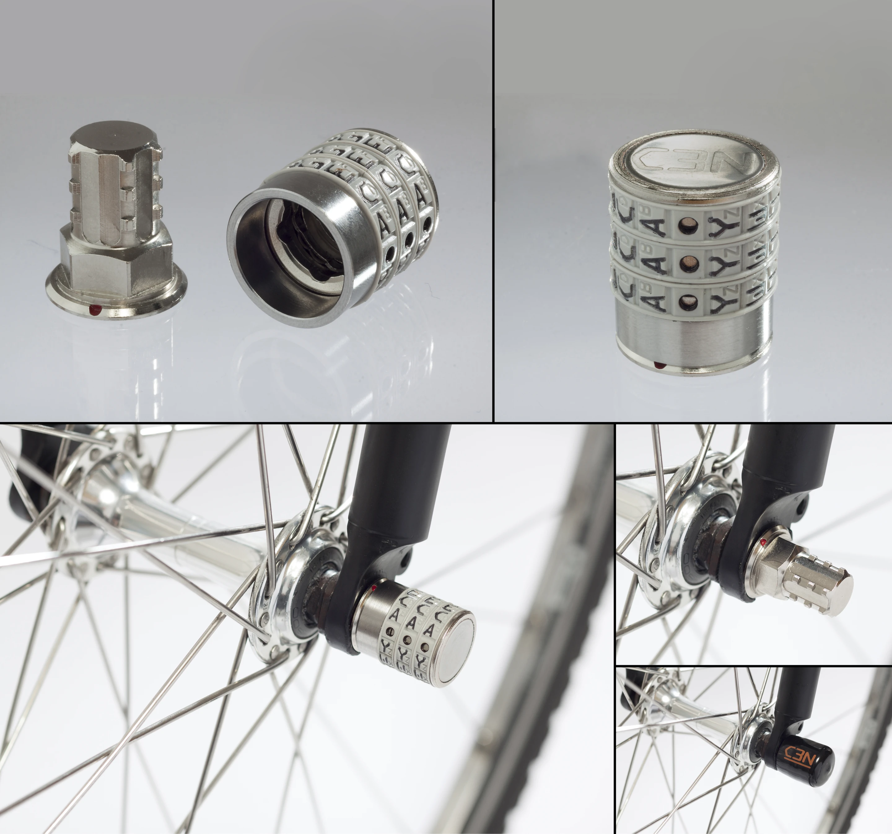 The Sphyke C3N lock for nutted wheels