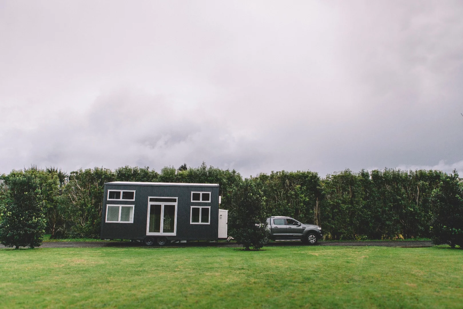 The Millennial Tiny House shown is Build Tiny's prototype model