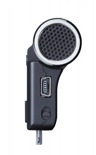 A right-side view of TASCAM's iM2 Stereo Microphone for iPad, iPhone and iPod touch