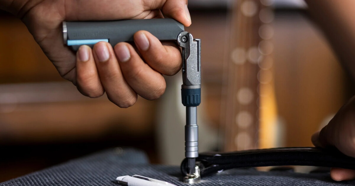 Leatherman's sleek, fast-cranking torque multiplier caches bonus tools