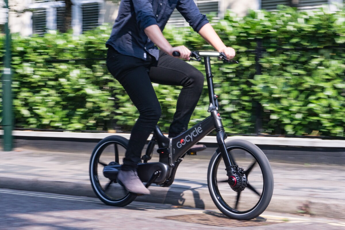 Depending on riding style, the GXi's battery offers up to 50 miles of range per charge