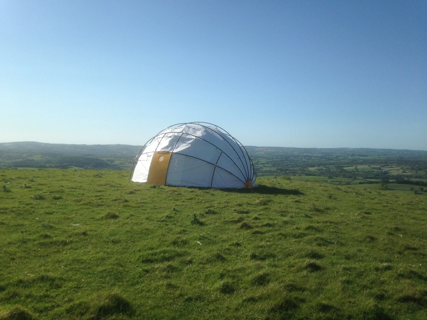 Mollusc has designed both a Nano camping tent and a much larger Standard event tent