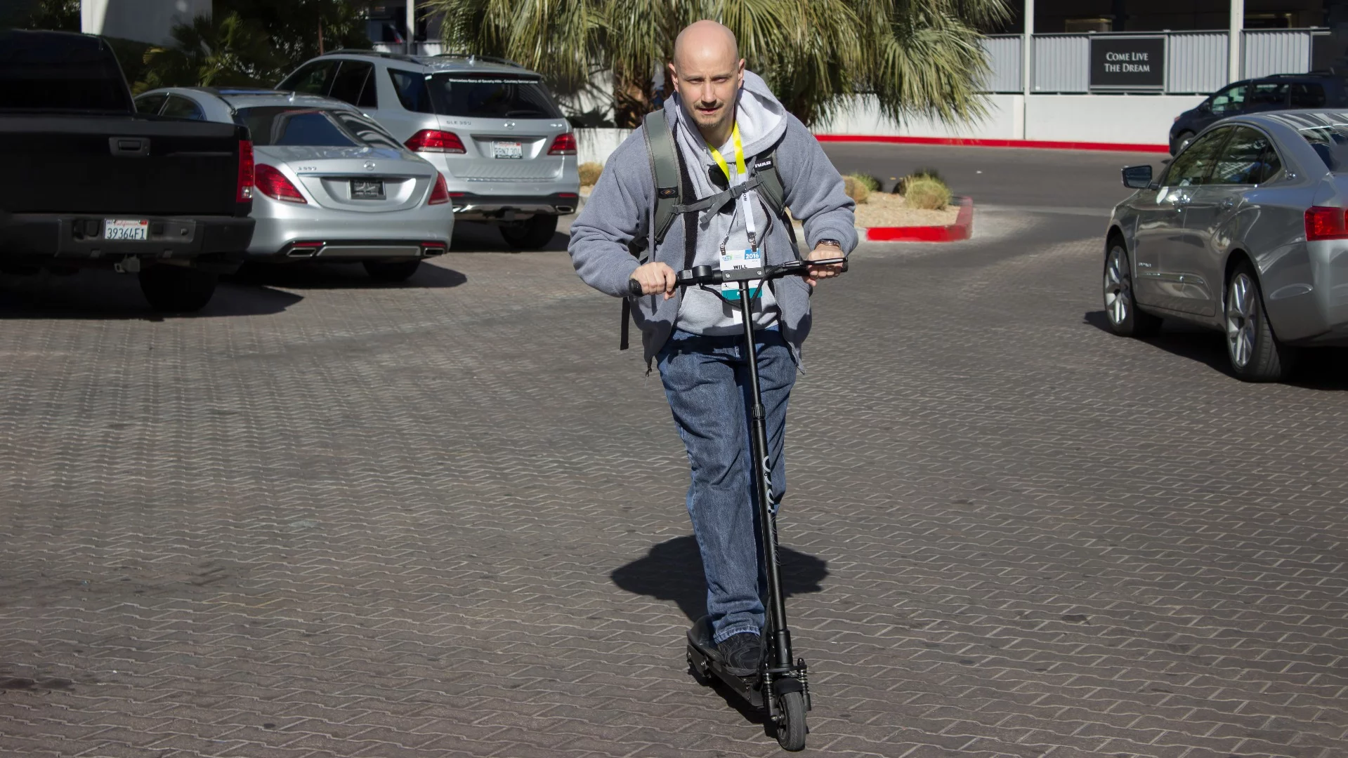 The e-scooter is fun to ride, if you're in an environment that's a good fit