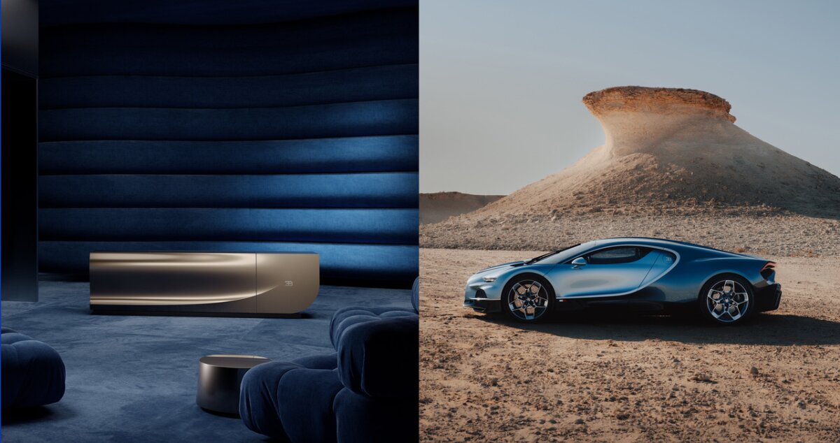 High-end micro-LED TV has Bugatti style... and a hypercar price tag