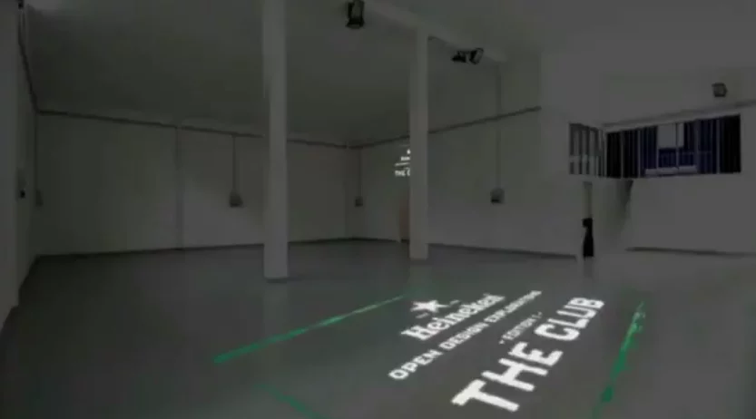 Heineken's futuristic night club started with an empty space