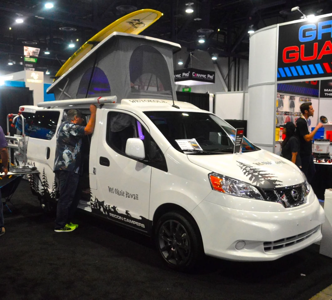 From what we saw of it, Recon Campers' Nissan-based camper van offers a really slick, compact package for open-road adventure