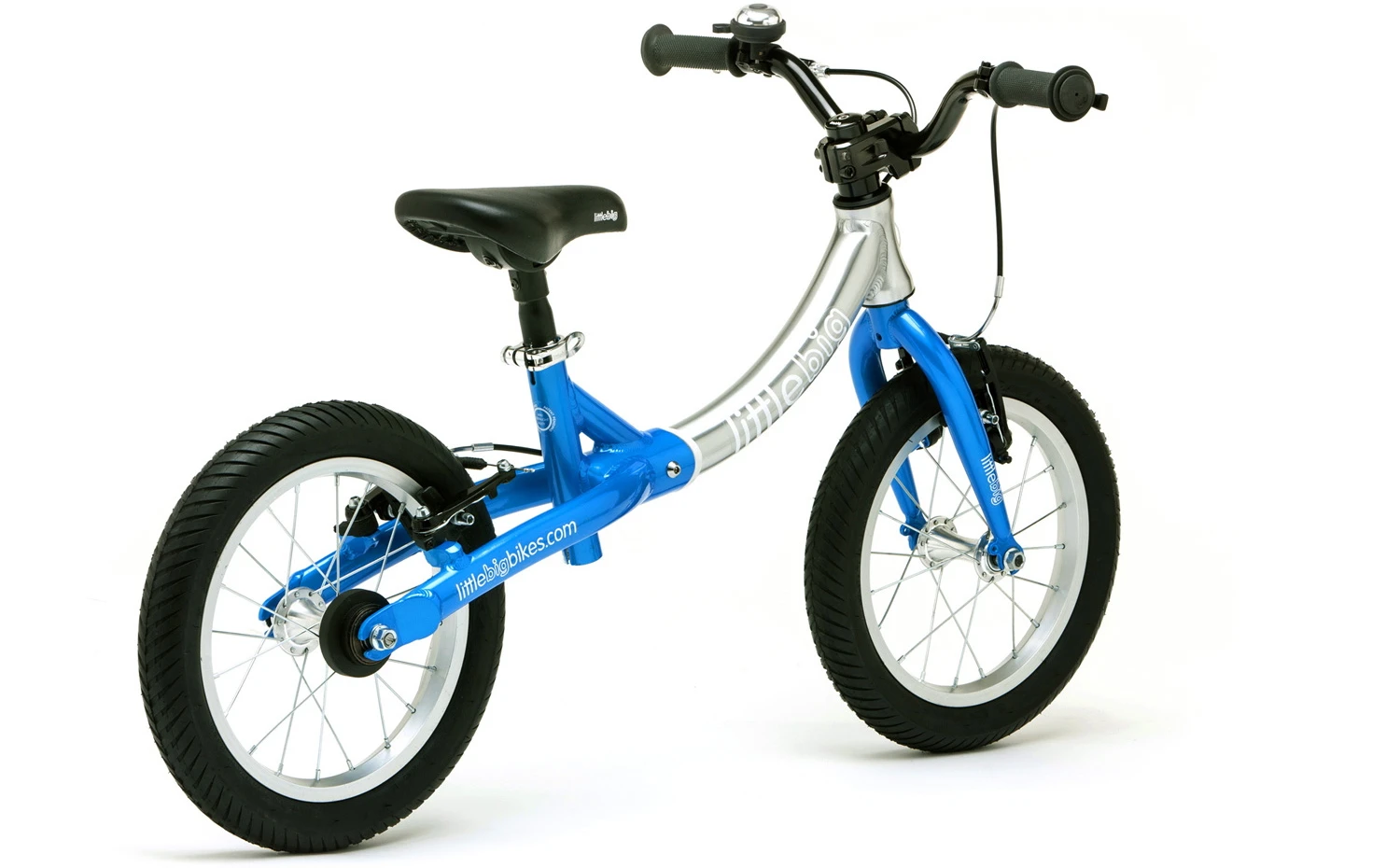The LittleBig Bike, in its larger-frame-but-still-no-pedals configuration