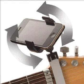 Once mounted the viewing angle of the media player or smartphone can be altered to suit