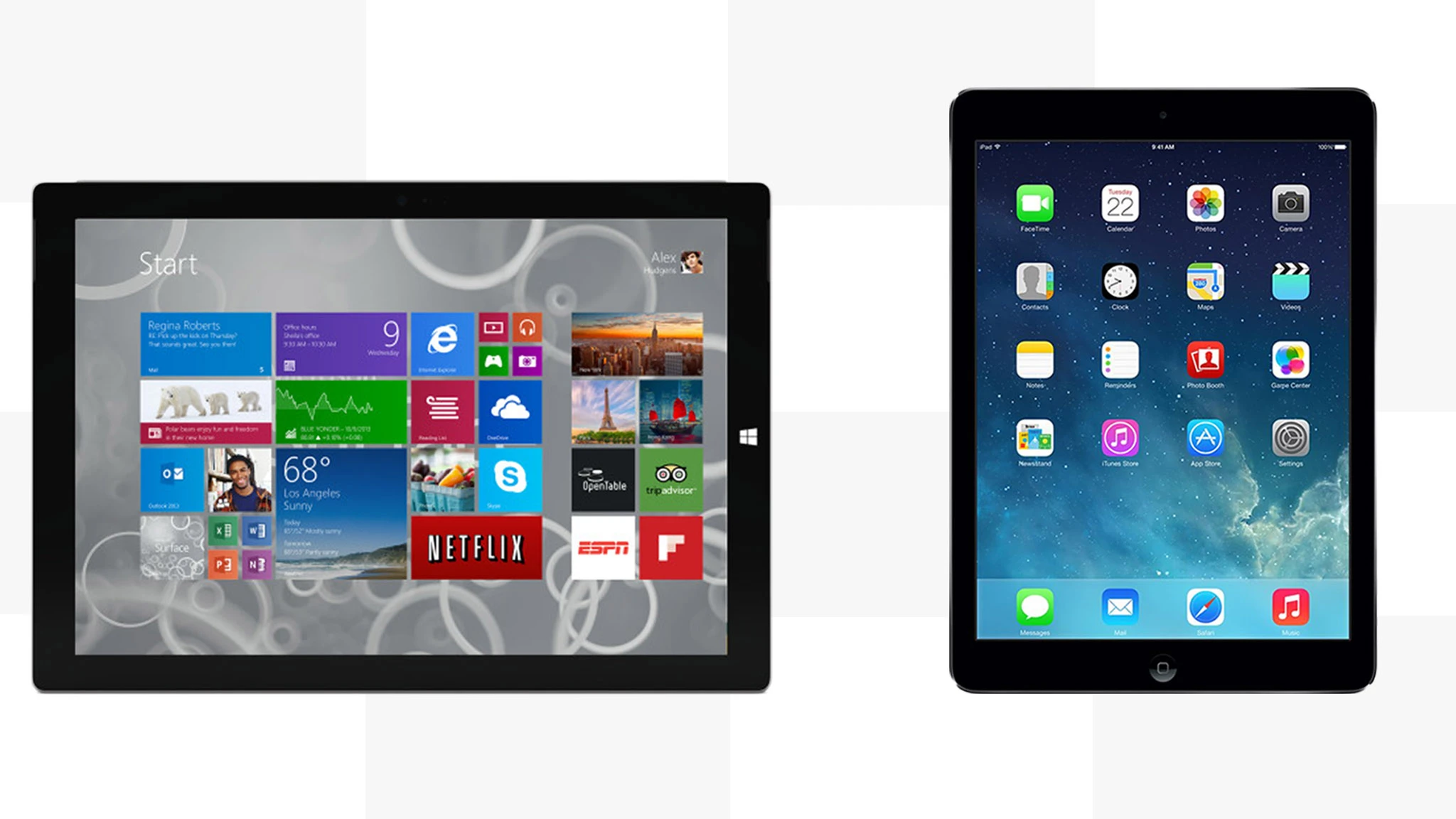 Gizmag compares the features and specs of the Microsoft Surface Pro 3 and Apple iPad Air