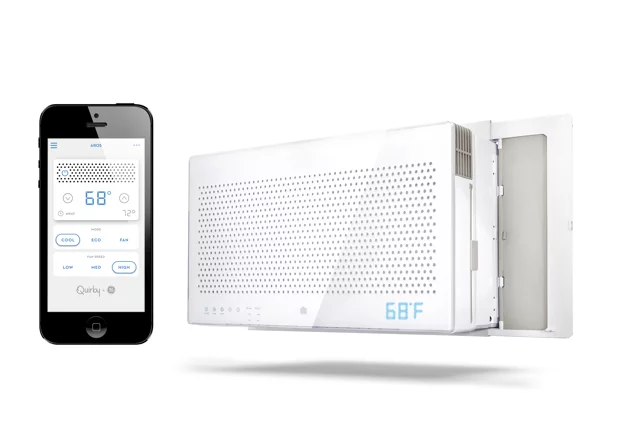 The Aros air conditioner works with the WINK app