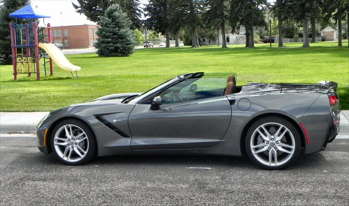 With the top down and the windows up, the interior is remarkably quiet on the road