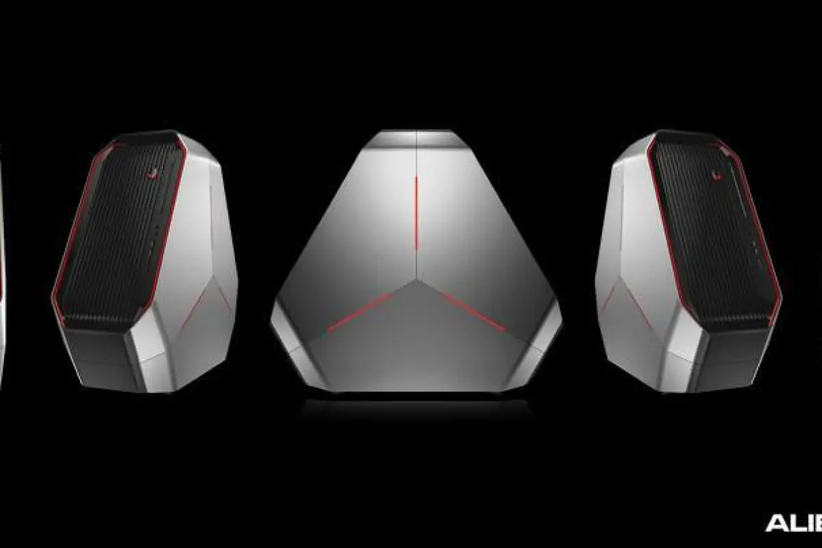 The Alienware Area-51 desktop gaming system with all-new Triad chassis